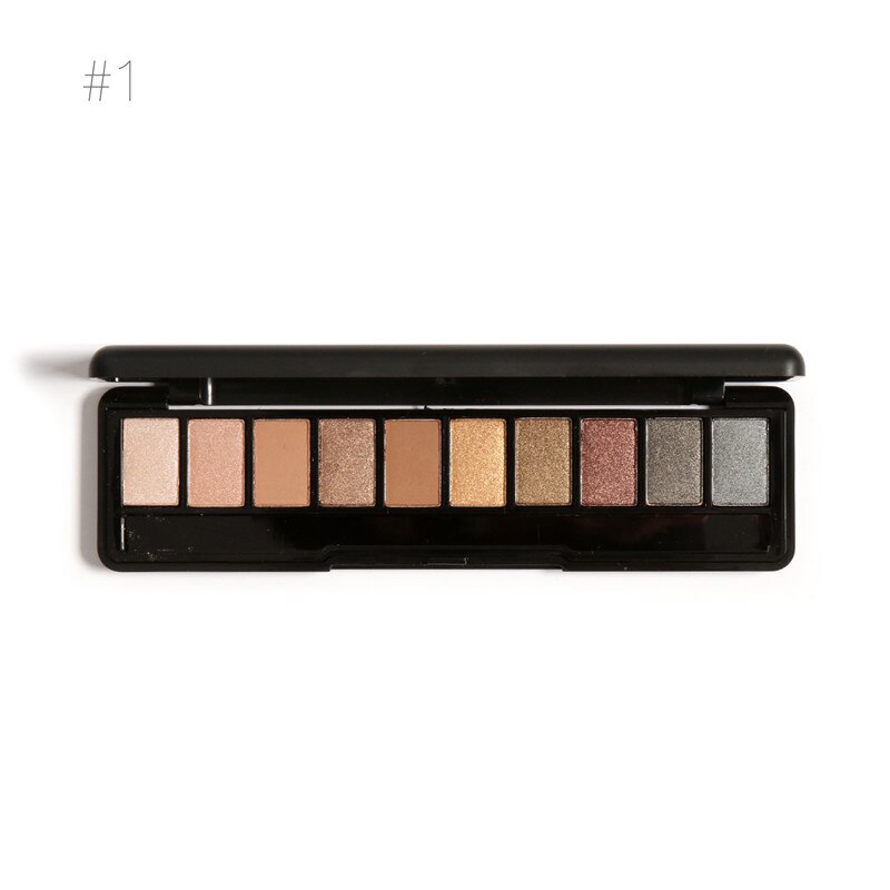 Focallure 10Pcs Makeup Palette Natural Eye Makeup Light Eye Shadow Makeup Shimmer Matte Eyeshadow Palette TSLM1