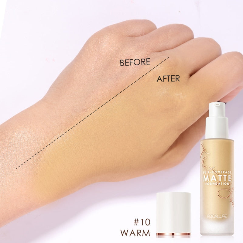 Liquid Foundation Long-Lasting Matte Waterproof Oil-Control Easy To Wear Corrector Cream Concealing Eye Dark Circle