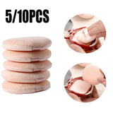 5/10pcs Cosmetic Puff Soft Professional Round Shape Facial Powder Face Foundation Air Cushion Portable Makeup Puff Beauty Tools