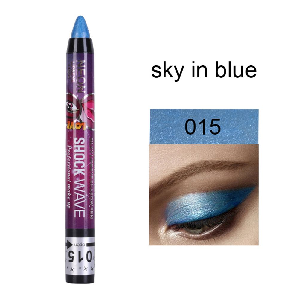 Waterproof 2 In 1 Eyeshadow Stick Pencil & Lip Pen Long-lasting Colored Gradient Shimmer Eyeshadow Highlighter Makeup