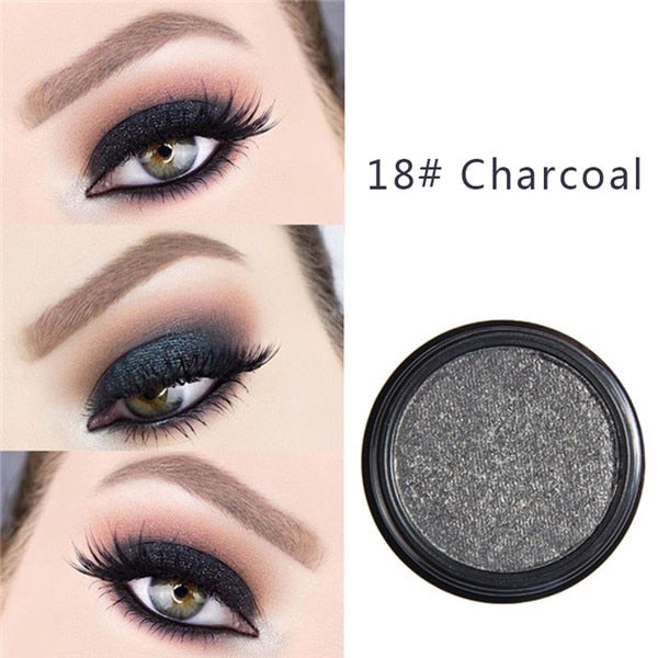 Waterproof Matte Metallic Eyeshadow Lasting Non-blooming Makeup Palette Easy To Wear Shimmer Glitter Fashion Eye Cosmetic TSLM1