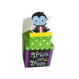 Oklulu  Horror Ghost Vampire Witch Paper Halloween Candy Box Packaging Gift Cookie Box Trick Treat For DIY Halloween Party Supply