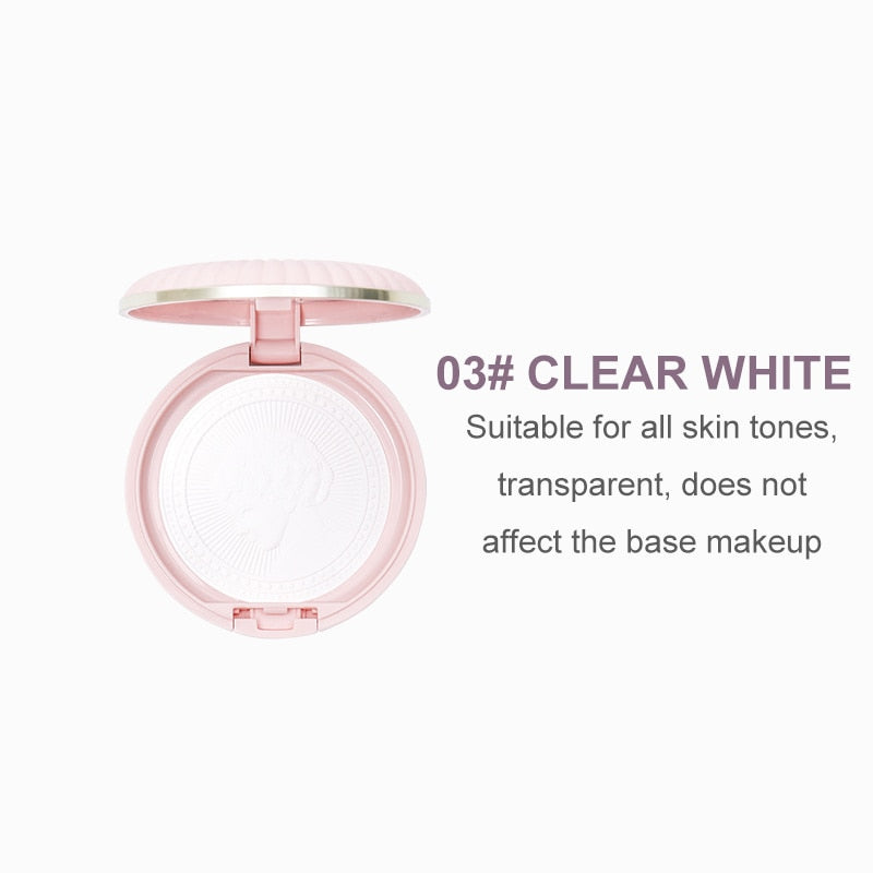 Brilliant Reliefs Soft Air Honey Face Powder Long Lasting Oil Control Perfect Cover Waterproof Lightweight Matte Facial Makeup