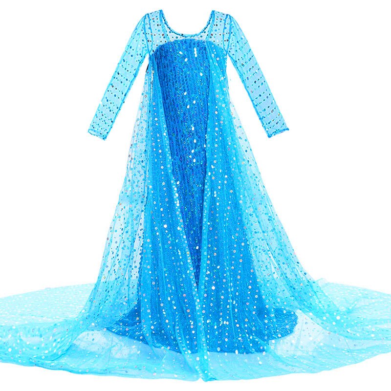 Girls Christmas Costume Kids Rapunzel Elsa Anna Unicorn Belle Cinderella Dress Child Birthday Princess Party Costume