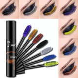 Color Mascara Waterproof And Quick Dry Not Blooming Blue Long Black Gold Mascara Color Curling Purple Eyelash Lengthen U9U2