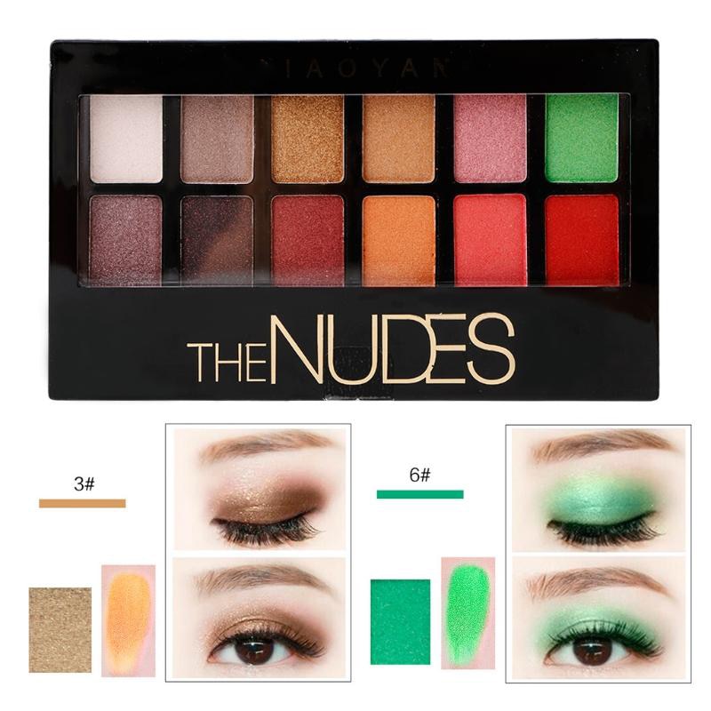 12 Colors Matte Eyeshadow Palette Professional Cosmetic Makeup Palette Brighten Long Lasting Eye Shadow Palette Eye Pallete