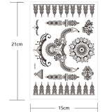 stockings tattoo black henna lace paste sexy legging tatoo legs thigh big size tattoo for women girls wedding body decal water