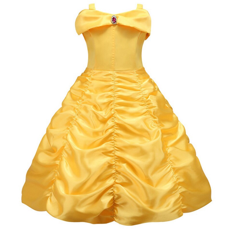 Girls Christmas Costume Kids Rapunzel Elsa Anna Unicorn Belle Cinderella Dress Child Birthday Princess Party Costume