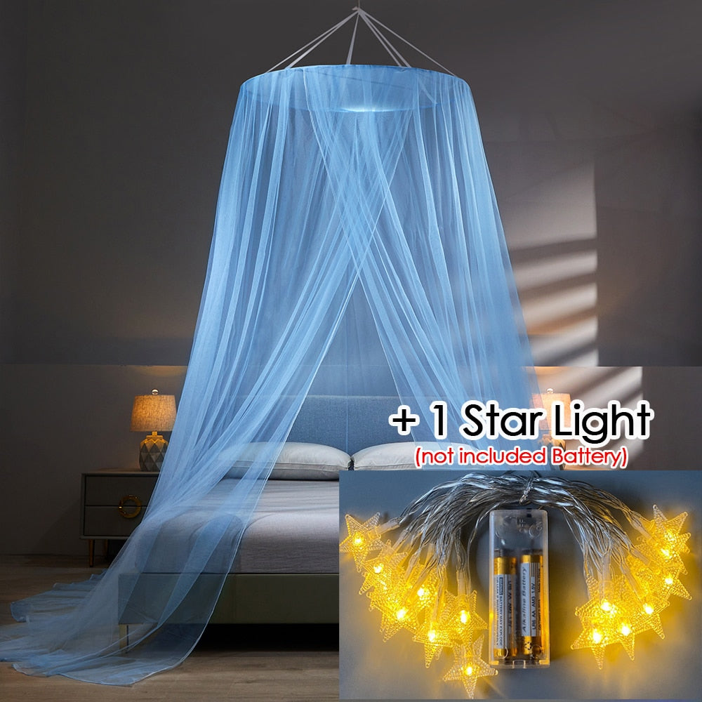 YanYangTian Bed Canopy on the Bed Mosquito Net Summer Camping Repellent Tent Insect Curtain Foldable Net living room Bedroom