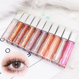 10 Color Diamond Eye Shadow Nude Metal Shimmer Glow Glitter Single Liquid Eyeshadow Makeup Pigment Accessorices Beauty Cosmetics