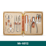 MR.GREEN Manicure Set 12 In 1 Full Function Kit Professional Stainless Steel Pedicure Sets With Leather Portable Case Idea Gift