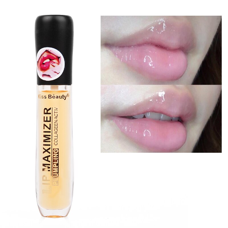 5ml Moisturizing Lips Plumper Instant Volume Transparent Lip Oil Repairing Dead Skin Reduce Lips Fine Line Nourishing Lip Makeup