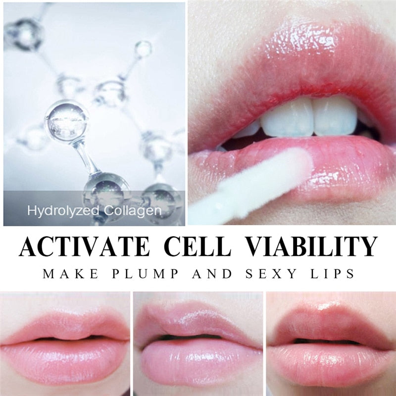 Instant Volumising Lip Plumper Winter Moisturizing Lips Repairing Mask Lip Care Oil Reduce Fine Lines Brighten Lip Plumper Gloss