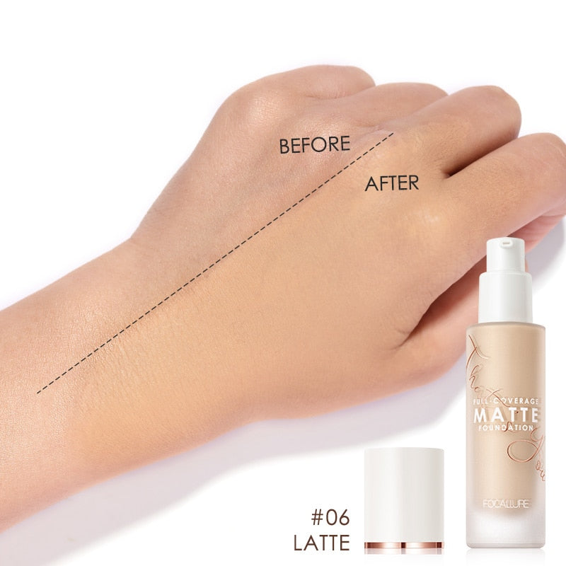 Liquid Foundation Long-Lasting Matte Waterproof Oil-Control Easy To Wear Corrector Cream Concealing Eye Dark Circle