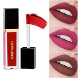 Beauty Glazed 24 Color Matte Liquid Lipstick Natural Long Lasting No Fading  Cup Lip Gloss Sexy Nude Lip Glaze Makeup TSLM1