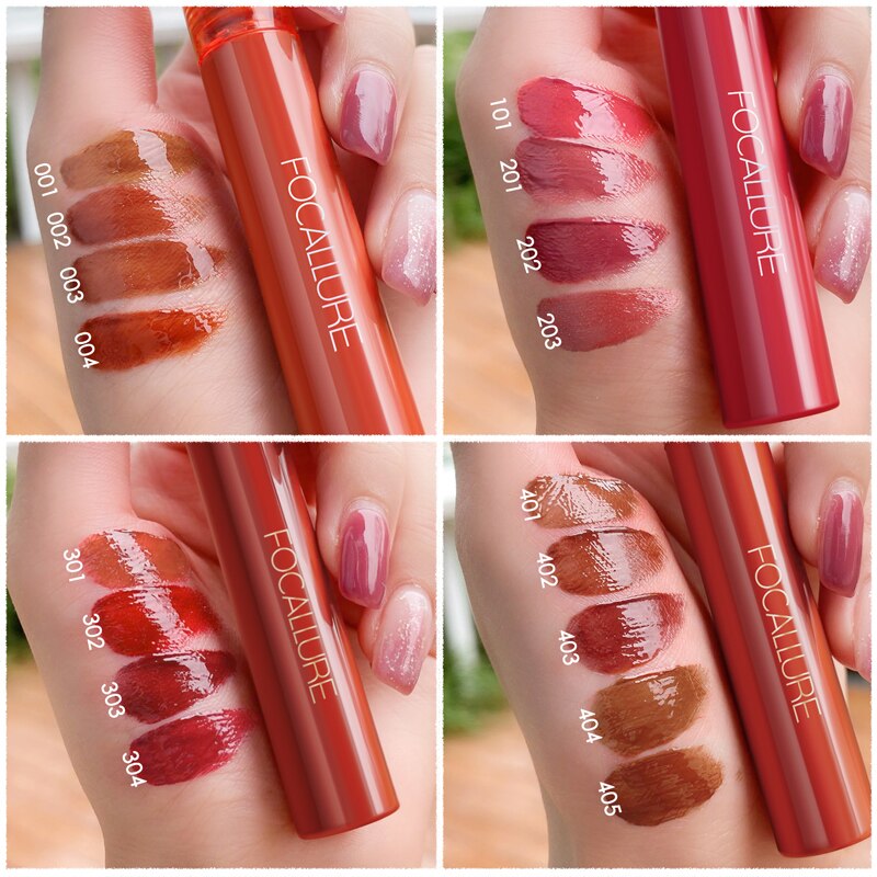 Shiny Nourish Lip Gloss Waterproof High Pigment Jelly-Clear Dewy Texture Moisturizing Liquid Lipstick Makeup Cosmetics