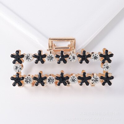 Hair Claw Clip Clamp For Women Girl Flower Floral Rhinestone Pearl Korean Handmade Fashion Head Accessories Mujer Wholesale