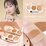 Face Makeup Concealer Cream Waterproof Contouring Bronzer Full Cover Base Makeup Foundation Long Lasting Natural Facial Cometic