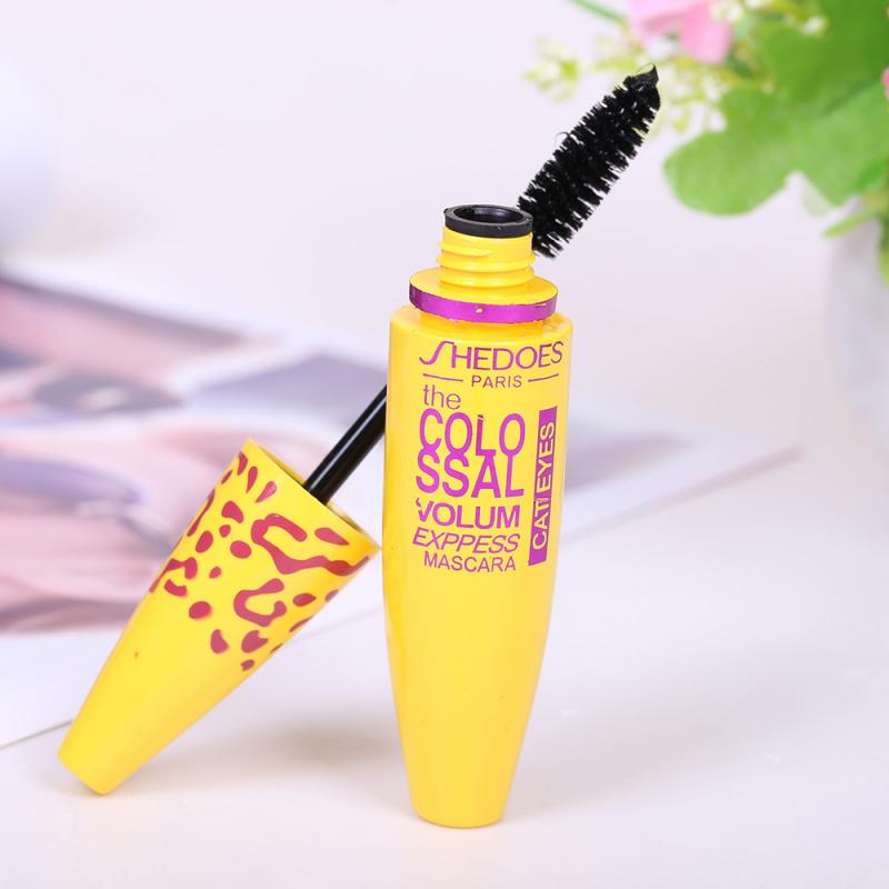 1pc Fiber Lashes Mascara Long Black Lash Eyelashes Extension Thick Waterproof Length Extension Long Curling Eyelash Maquiagem