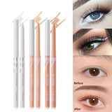 Multi-Purpose Eyeliner Bright Color Waterproof Eye Liner Eyes Makeup Rotatable Automatic Delineador White Eyeliner Gel Pen TSLM2