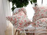 Oklulu  Luxury pillow cases Ruffled cotton square pillowcase cushion cover without core coussin fall decorations