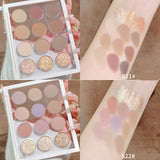 Autumn Art Oil Painting 12 Colors Eyeshadow Palette Shimmer Matte Earth Color Eye Shadow Waterproof Long Lasting Makeup Cosmetic