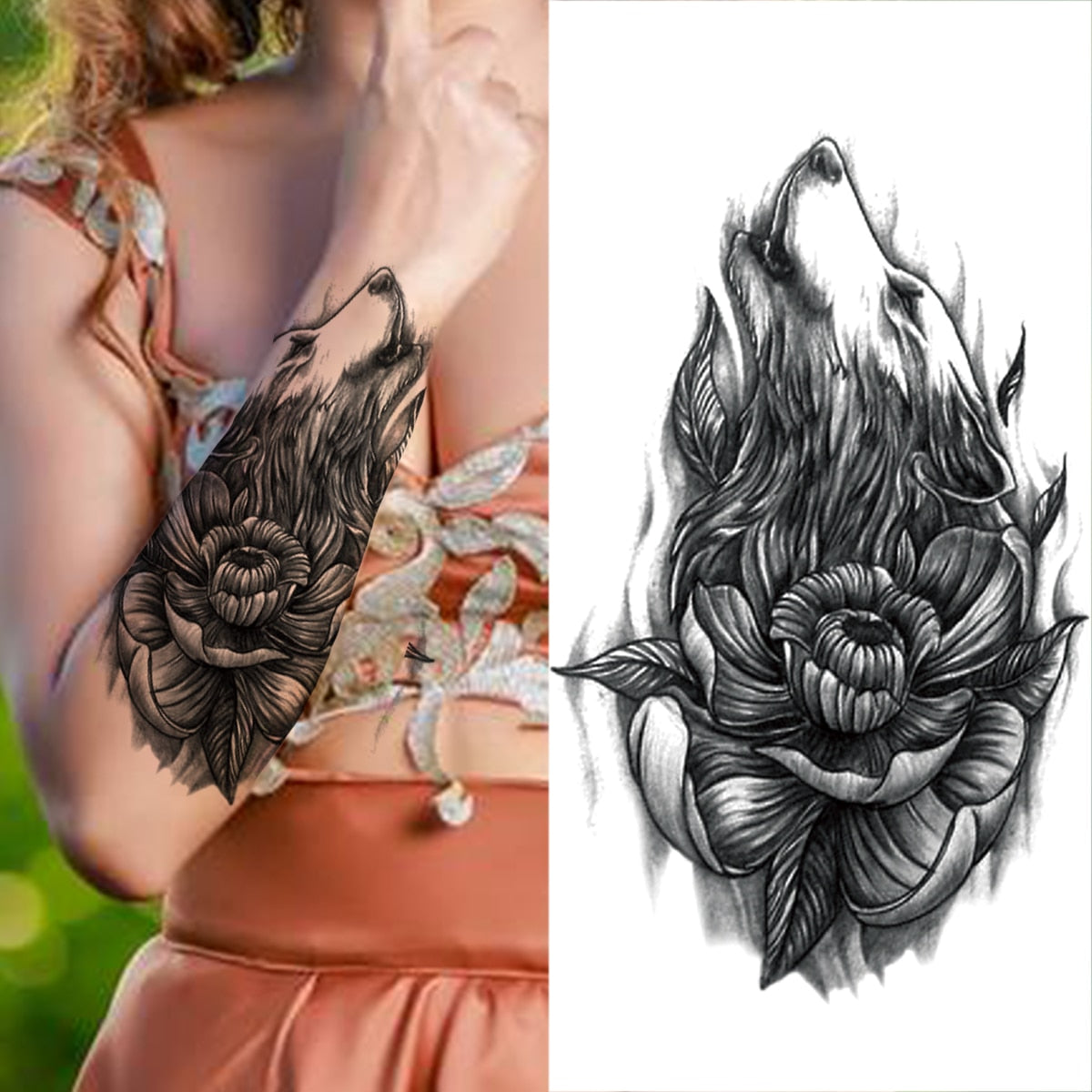 Realistic Magic Halloween Pumpkin Temporary Tattoos For Kids Women Men Moon Fake Tattoo Sticker Disposable Body Art Tatoo Paste