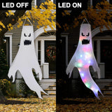 2 Size Halloween Decoration LED Luminous Ghost Outdoor Light Festival Dress Up Horror Grimace Glowing Party Props