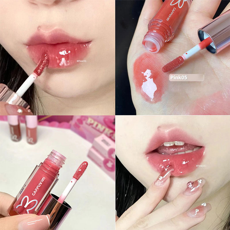 3/1 Pcs Crystal Jelly Lip Gloss Shiny Clear Mirror Moisturizing Glitter Liquid Lipstick Lips Oil Tint Care Makeup Wholesale