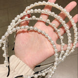 2022 New Women Elegant Full Pearls Hairbands Sweet Headband Hair Bundle Lady Hair Hoops Fashion Accessories