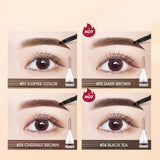 Eyebrow Pomade Brow Mascara Natural Waterproof Long Lasting Creamy Texture 4 Colors Tinted Sculpted Brow Gel with Brush