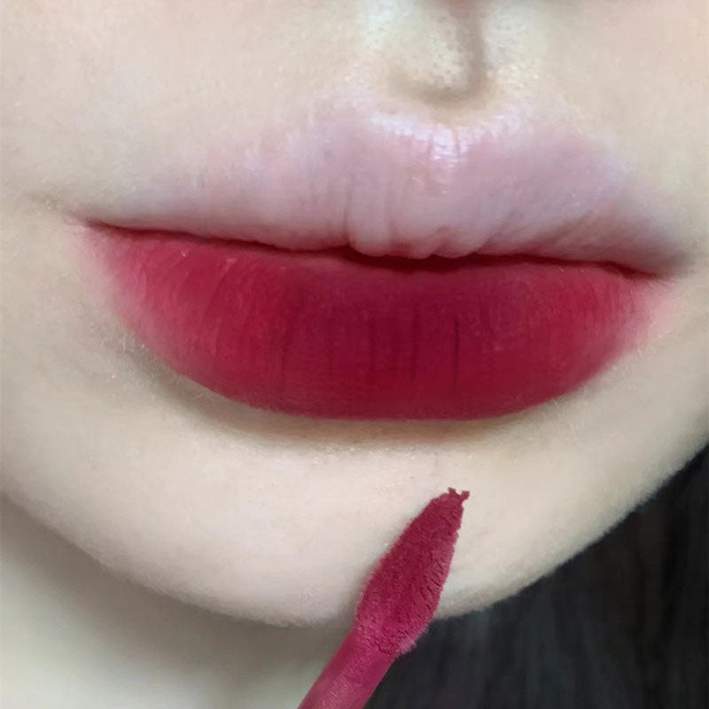 10 Colors Nude Matte Lip Gloss Rainbow Waterproof Long Lasting Lipsticks Women Red Lip Tint Velvet Lip Glaze Korean Cosmetics