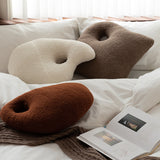 Unique Knot Ball Abstract Shape Pillow Sofa Cushion Stuffed Living Room Cushion Office Design Throw Pillow Round  Nordic Style