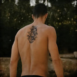 Juice Lasting Tattoo Stickers Dragon Design Flash Tattoo Arm Back Tattoo Stickers for Men Women