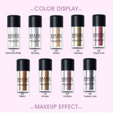 IMAGIC Glitter Eyeshadow Shimmer Shine Powder Eyes Makeup Highlight Shining Shimmer Diamond Brighten Professional Beauty Cosmeti