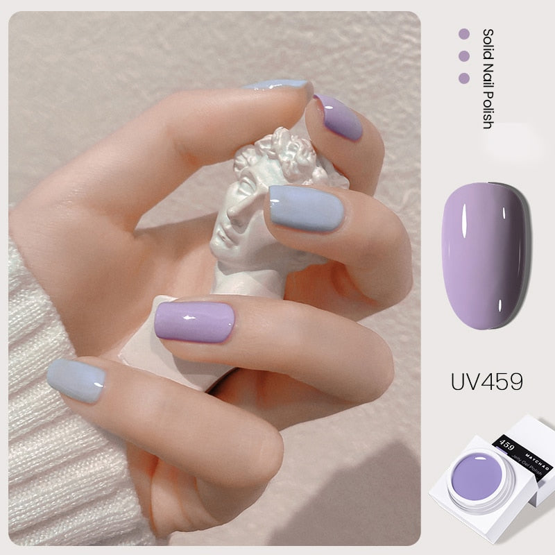 Oklulu 10g Gel Nail Painting Creamy Gel Full Coverage Pure Color Paint Gel Soak Off UV Solid Nail Gel Polish DIY For Nail Art