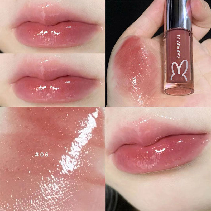 3/1 Pcs Crystal Jelly Lip Gloss Shiny Clear Mirror Moisturizing Glitter Liquid Lipstick Lips Oil Tint Care Makeup Wholesale