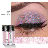 New Glitter Eye Shadow Professional Makeup Monochrome Shining Eyeshadow Sequins Universal Party Cosmetic Palete