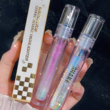 Water Light Diamond Glitter Liquid Highlighter Polarized Liquid Eyeshadow Bright Rose Blue Crystal Highgloss Palette Cosmetics