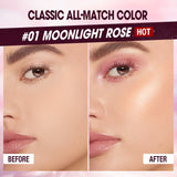 Highlighter Makeup Palette Waterproof Long Lasting Brilliant Lighten Skin Shimmer Contour Makeup Highlight for Face Body