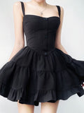 Balletcore Sleeveless A-Line Dress