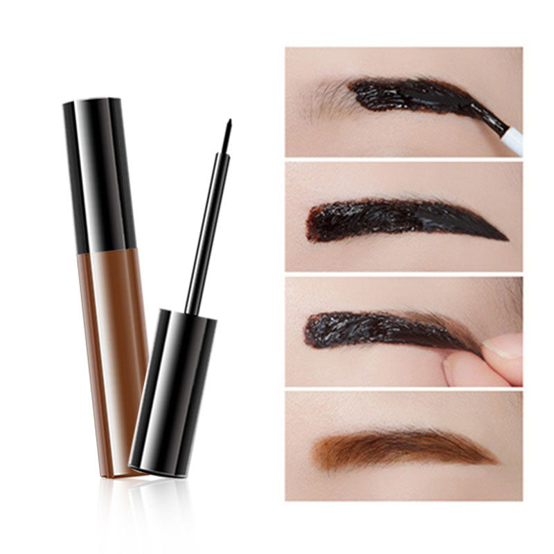 Semi Permanent Eyebrow Gel 4 Colors Tattoo Brow Gels Tint Peel Off Waterproof Eyebrow Tint Makeup Cosmetics Wholesale