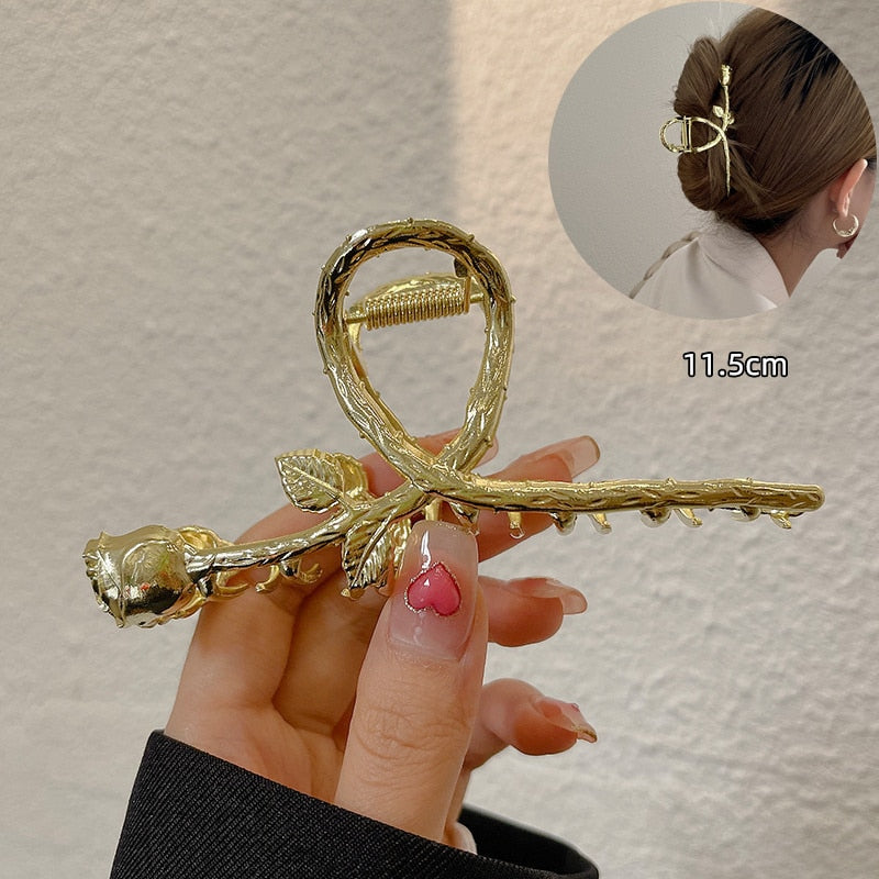 Fashion Women Hair Claw Clips Bath Crab Korean Pearl Cross Hairpins Barrette Headwear for Girls Fashion Hair Accessories Gift