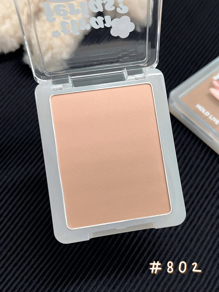 Natural Three-dimensional Gradual Brown Tone Facial Shadow Contour Palette Long-Laasting Soft Matte Face Bronzer Powder Cosmetic