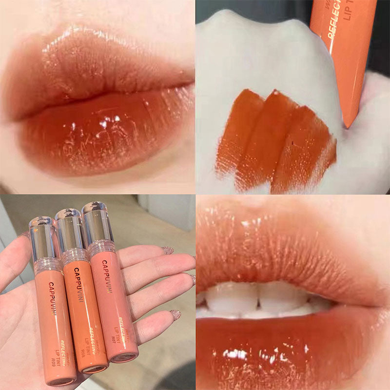 8 Colors Moisturizing Lip Gloss Crystal Jelly Oil Lip Tint Long-lasting Waterproof Lipstick Lips Plumper Extreme Korean Makeup