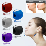 Food-grade Silica Gel Jaw Exercise Line Ball Muscle Trainin Fitness Ball Neck Face Toning  Jaw Muscle Training Face lift