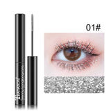 Fashion Sexy Diamond Glitter Mascara Quick Dry Water Drop Makeup Long Lasting Waterproof Curling Thick Shiny Eyelash Mascara