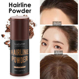 Oklulu  3 Colors Hair Line Powder Waterproof Hair Shadow Powder Control Hair Edge With Hair Makeup Puff Concealer Hair Eyebrow Powder