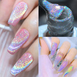 Rainbow Cat Eye Magnetic Polish Gel Colorful Reflective Sparkling Universal Nail Polish Can Be Use on Any Color Nail Accesorios
