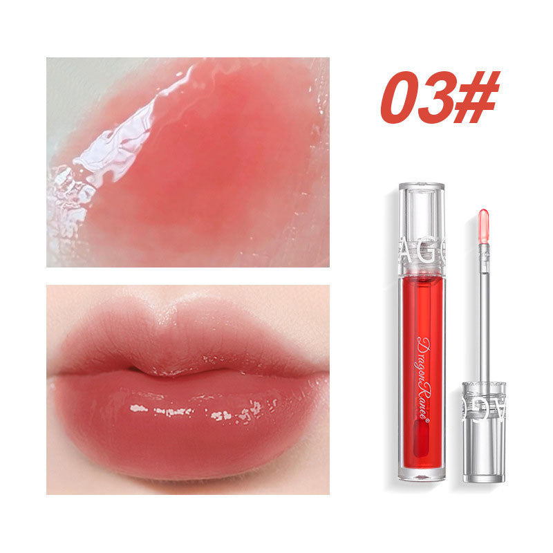 Transparent Crystal Lipgloss Shiny Mirror Moisturizing Lip Balm Glitter Liquid Lipstick Lip Oil Fruit Taste Lip Tint Wholesale